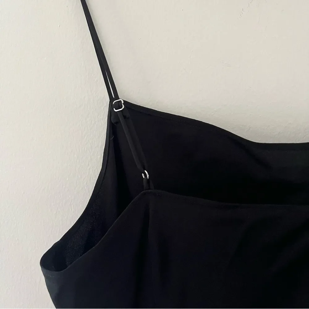 J Crew Collection NWOT Slip Dress Black Size 8